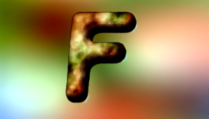 Partie du corps en F : image détaillée et vibrante, texture de peau humaine, teintes allant du clair au foncé, éclairage doux pour accentuer la profondeur. Max résolution et profondeur de champ, ombres et lumières en relief, l'angle met l'accent sur le 'F'.