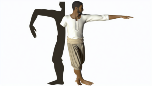 Illustration de partie du corps en Y, avec une emphase anatomiquement correcte sur les bras, les jambes et le torse. Luminosité chaleureuse et légère ombre pour un effet réaliste. Haute résolution, couleurs naturelles de la peau et composition équilibrée.