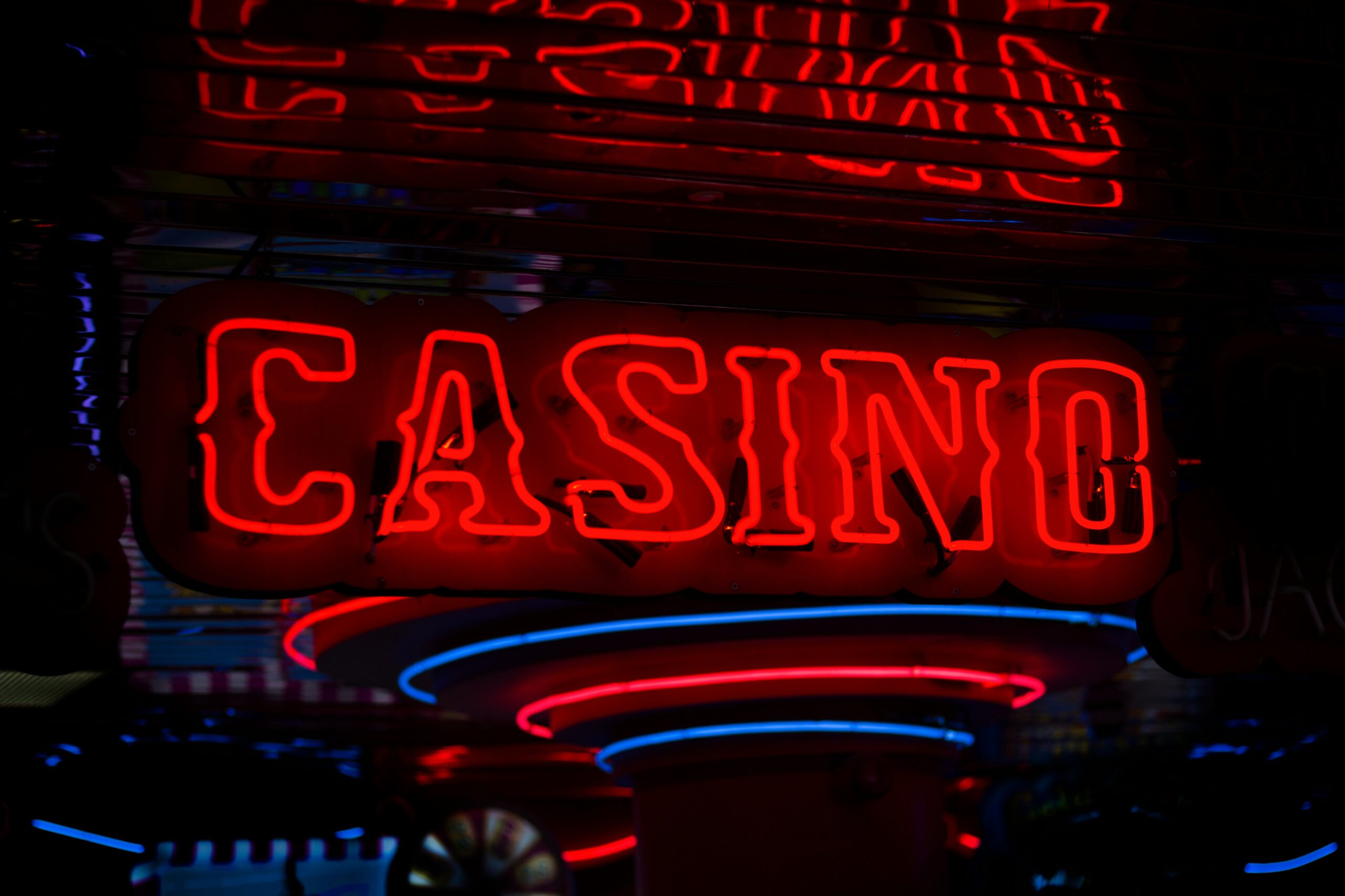 casino néon rouge