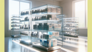 Afficher les médicaments en L en pharmacie.