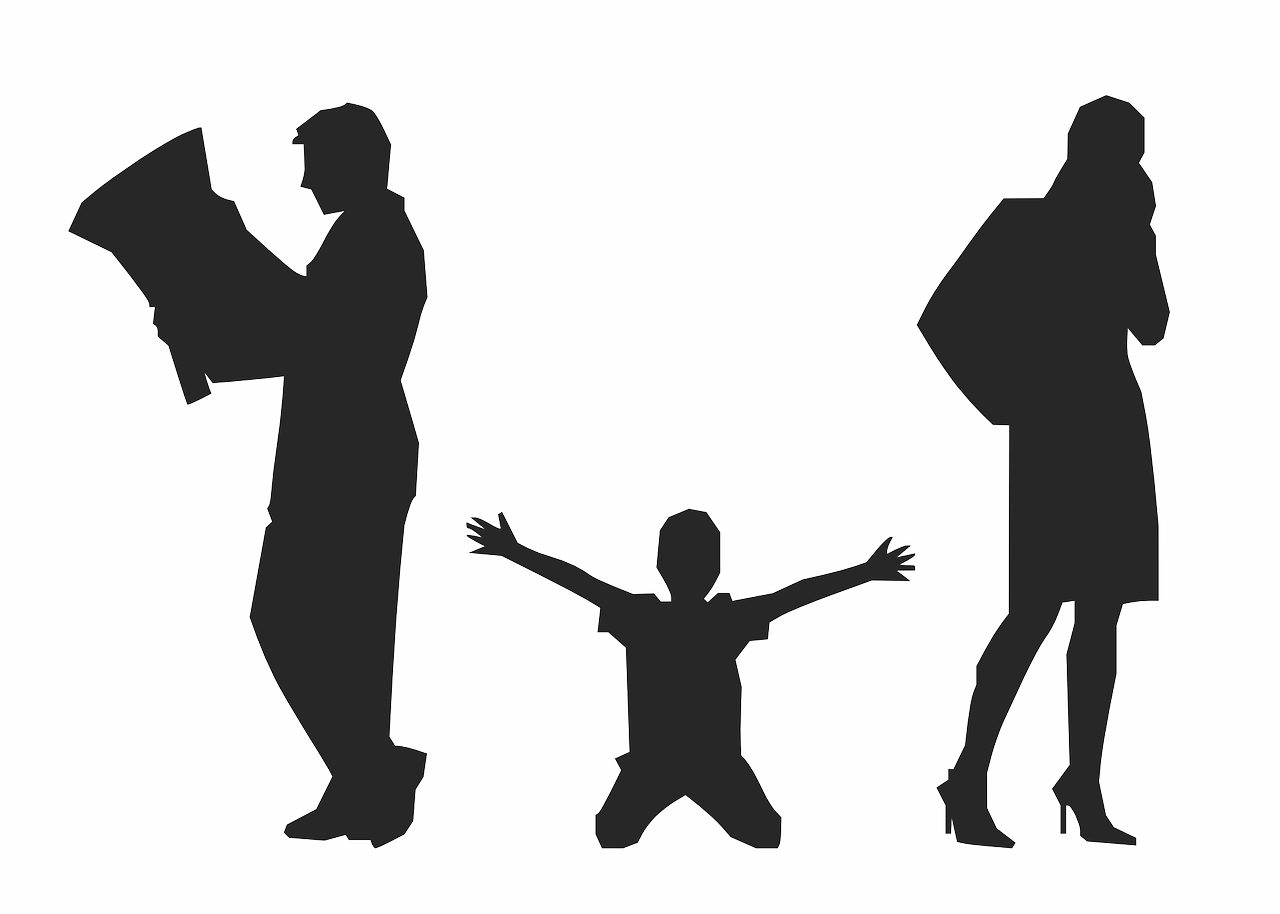 divorce, parents, child