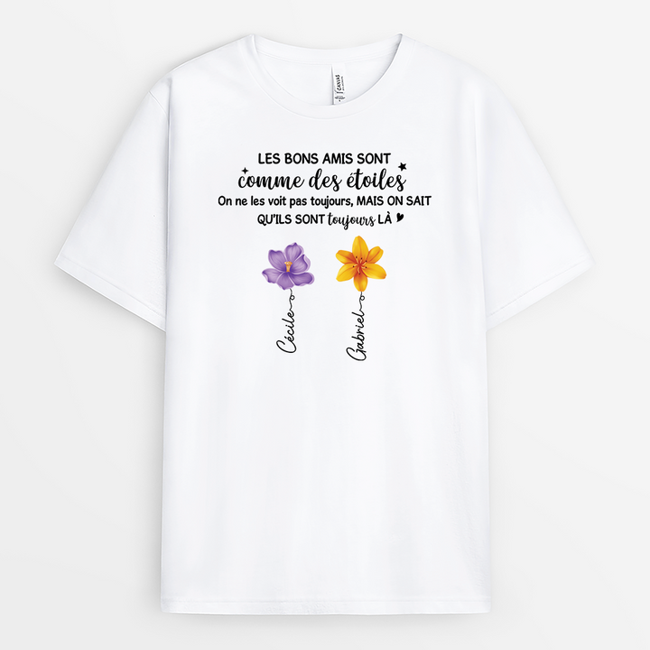 T-shirt personnalisé amitié